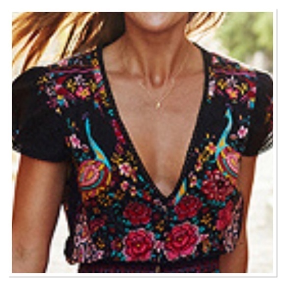 Peacocks & Flowers Bohemia Dress. P/A1023/3 - Picture 6 of 6